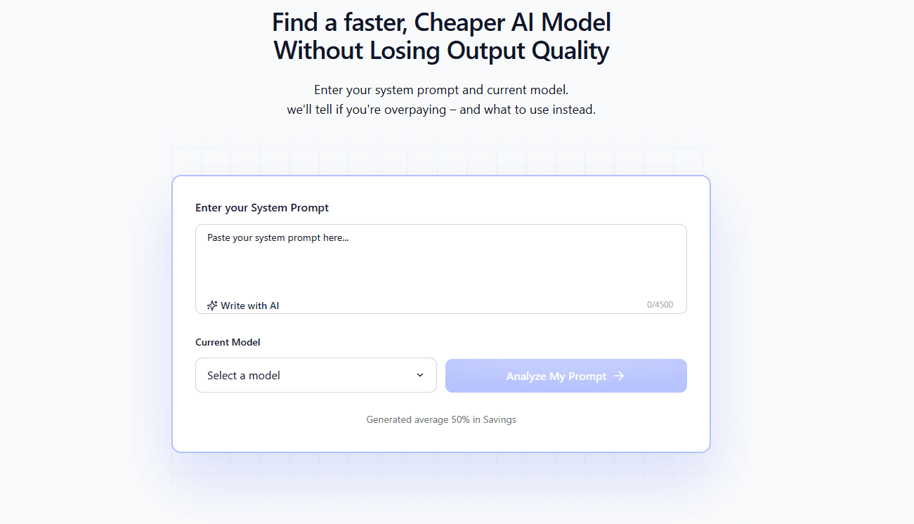 System Prompt Saving Calculator